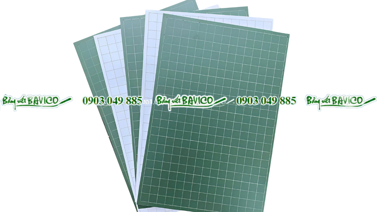 Bảng con học sinh viết phấn, bút lông
