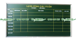 Bảng lịch công tác viết phấn Từ Hàn Quốc